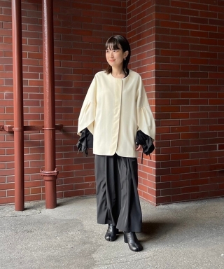 Tulip Sleeve Coat