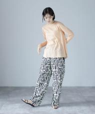 Geometry fancy easy pants | HERENCIA(ヘレンチア) | HERENCIA