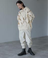 cut out design over knit | HERENCIA(ヘレンチア) | HERENCIA