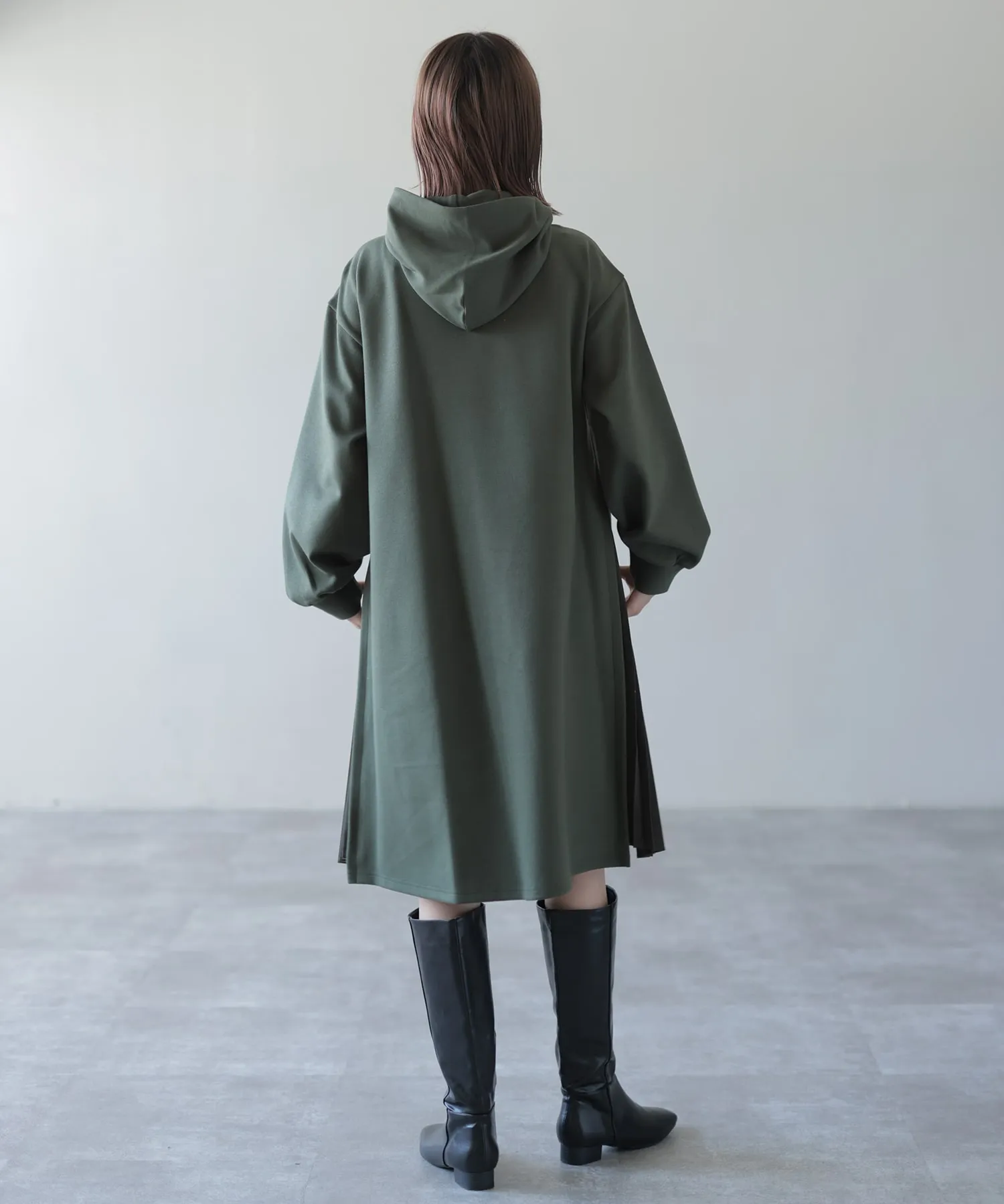 Side pleats parker onepiece | HERENCIA(ヘレンチア) | HERENCIA 