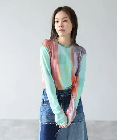 HERENCIA / Pattern mellow color cut and sew