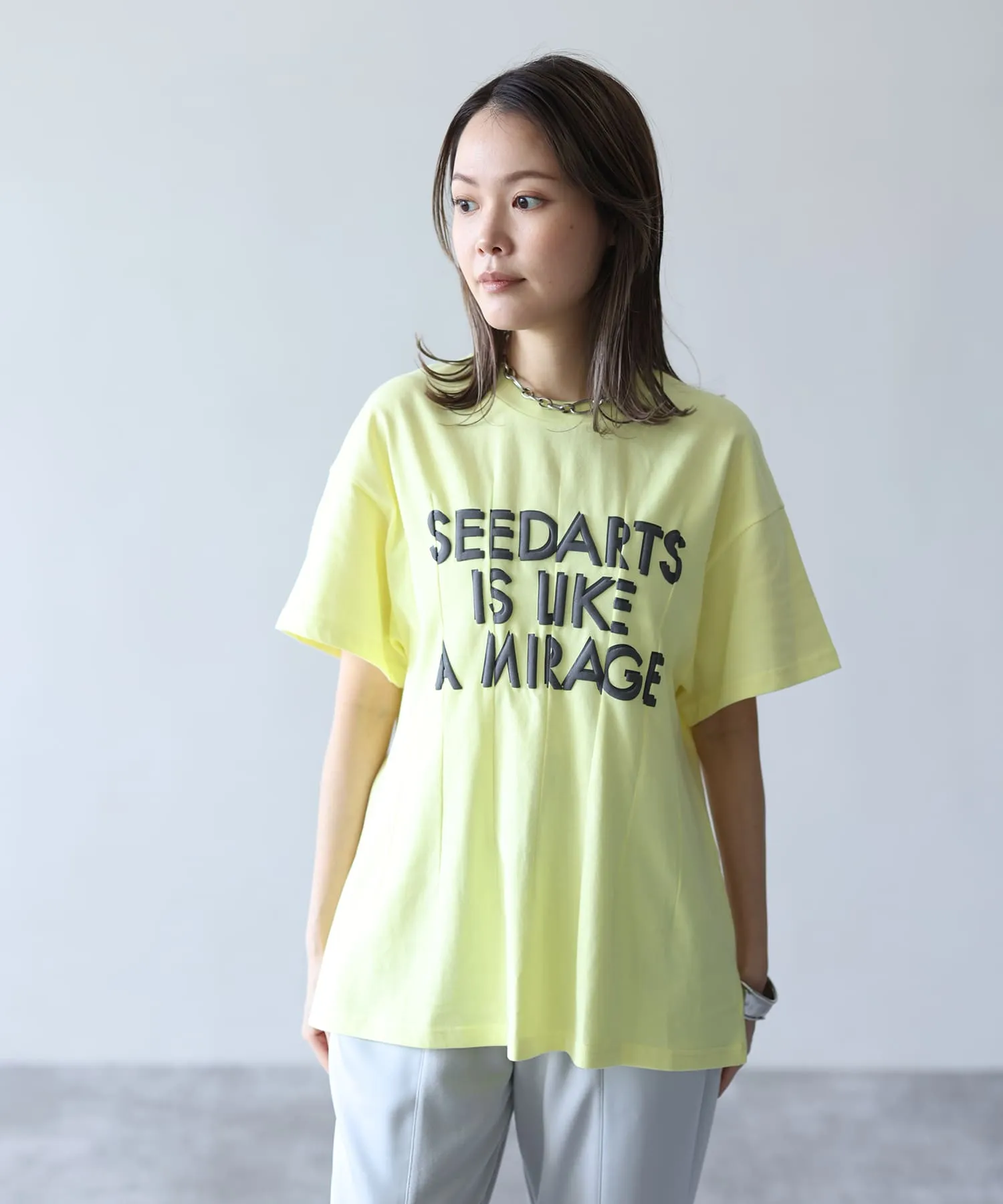 tuck print t-shirt | HERENCIA(ヘレンチア) | HERENCIA (ヘレンチア 