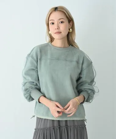 HERENCIA / Tulle docking pullover