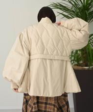 Quilted Sleeve Voluminous Coat | HERENCIA(ヘレンチア