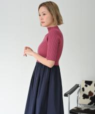 PINK × NAVY model：H167 B82 W59 H84　着用サイズ：FREE