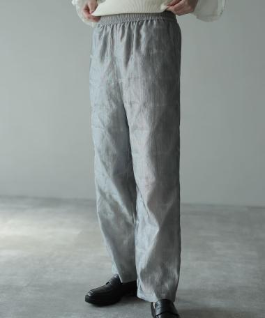 HERENCIA / See-through patterned pants