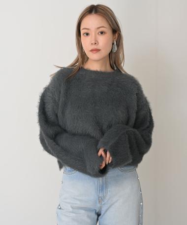 HERENCIA / Mohair short knit